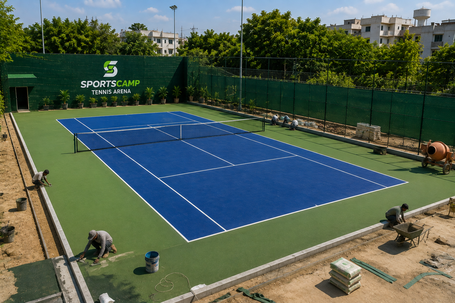 Tennis Court Construction